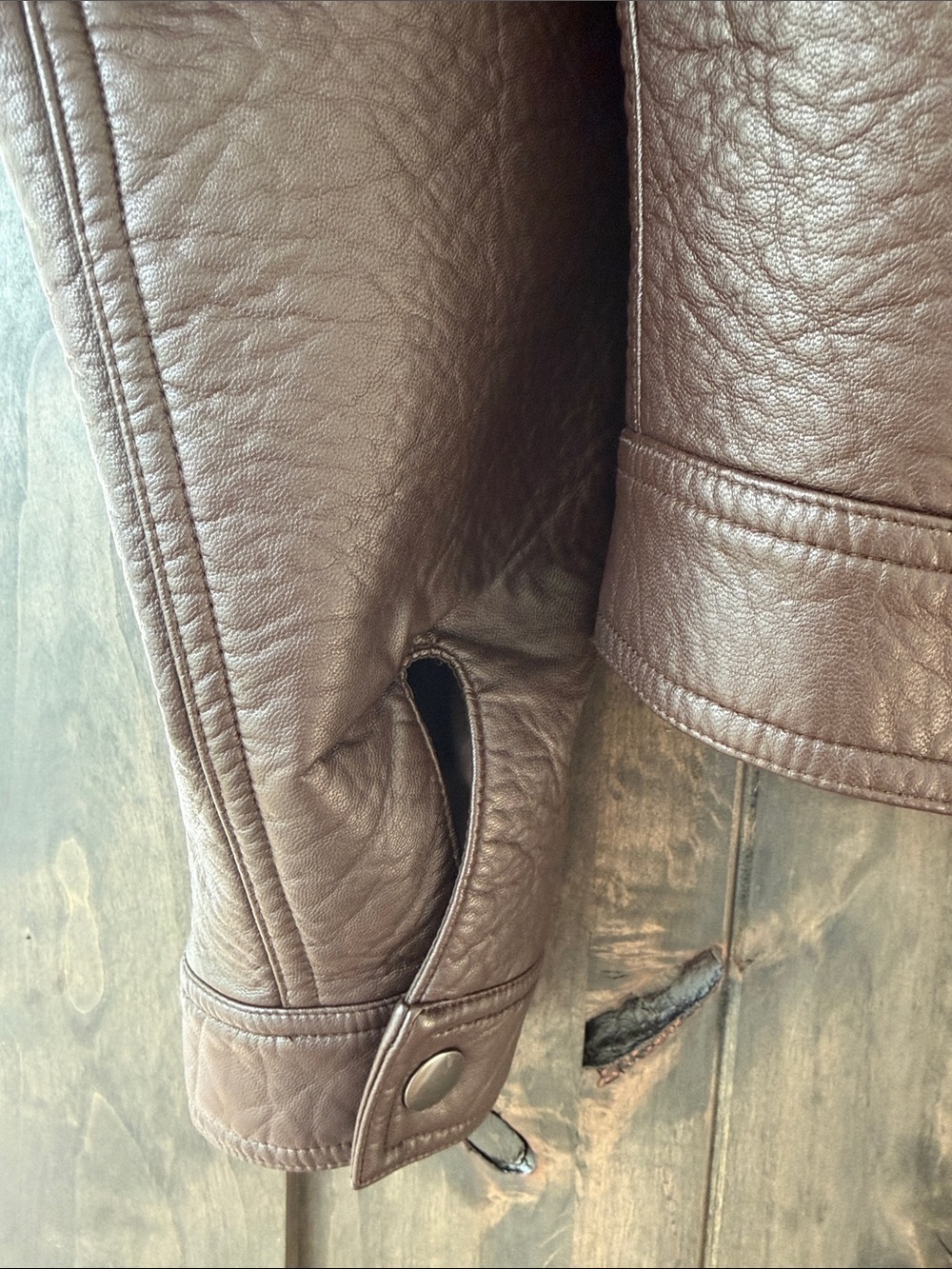 Dear John Vegan Leather Bomber Jacket - Picture 5 of 10